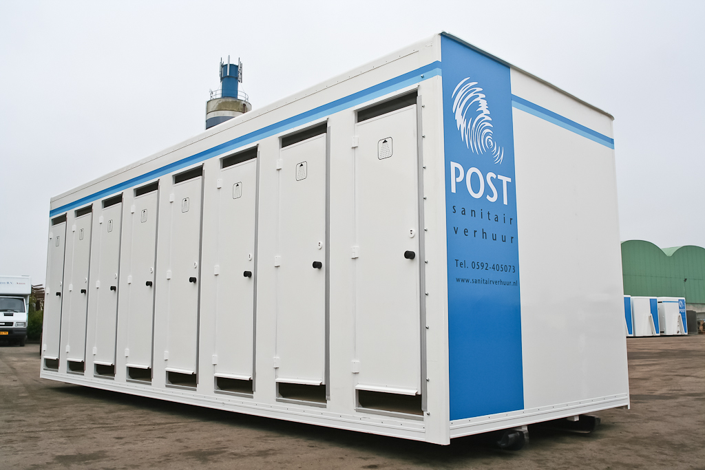 Douche unit huren vooraanzicht