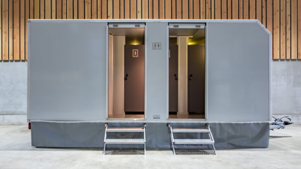 Luxe toilet unit huren